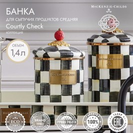 Банка для сыпучих продуктов средняя Courtly Check 89225-40R